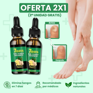 TRATAMIENTO ANTI HONGOS 100% NATURAL — 2X1 + ENVÍO GRATIS