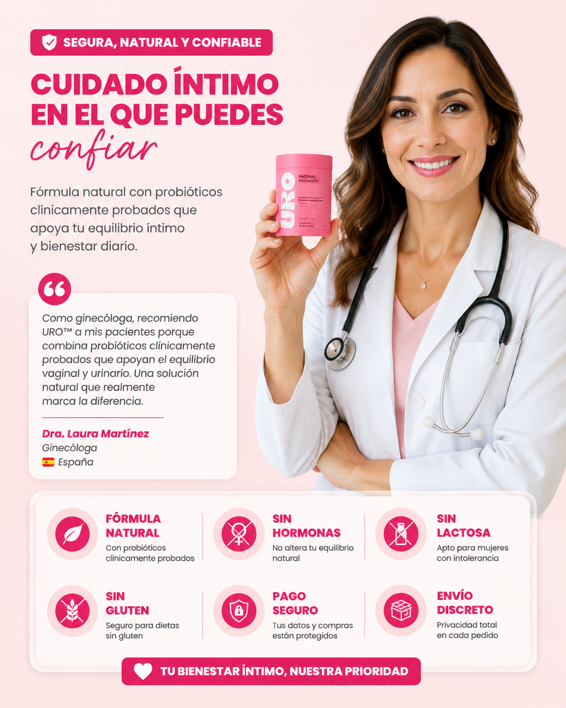 Avalado por profesionales